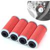 SNAKET 4 pezzi Filtro olio per moto EXC EXC-F EXC-R SX-F XC-F XC-W XCF-W XC-WR SMR FC FE 250 300 350 400 450 505 530 Six Days Factory Edition Freeride Moto Dirt Bike