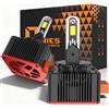 JinDot D3S D3C D3R LED Lampadine 38000LM 900% Luminosità Plug and Play Sostituire Kit OEM HID Abbagliante e Anabbagliante, 2 Lampade