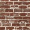 AMIGO Carta da Parati Autoadesiva 3D Effetto Mattone Rosso Terracotta - Rivestimento Murale Rimovibile per Cucina, Salotto o Camera da Letto 44x600cm