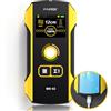 FNIRSI WD-02 Rilevatore di Montanti da Parete - Sensore Elettronico con Display TFT, Scanner da Parete con Foro di Posizionamento Centro e Bordo in Ca, Legno, Montanti Metallici, Travetti, Tubi