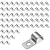 LNSYSNS 60 Pezzi Collari per Tubi, M10 Fermacavi Muro, Argento Morsetto per Tubo Staffa a U, Acciaio Inossidabile 304 Ferma Cavi da Muro, per Casa, Giardino, Fattoria e Balcone