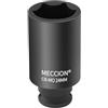 Meccion Chiave a Bussola ad Impatto 24mm con Attacco da 3/8, Cr-Mo Profonda Bussola Esagonale, Lunghezza 63 mm