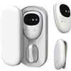 Nzkeuf Allarme Enuresi Notturna per Bambini, Allarme Wireless per Bagnarsi sul Letto Con Ricevitore e Trasmettitore a Clip, 3 Erinnerungsmodi, Ricaricabile USB per Ragazzi Grils bambini Vasino