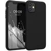 kwmobile Custodia Compatibile con Apple iPhone 11 Cover - Back Case per Smartphone in Silicone TPU - Protezione Gommata - nero matt