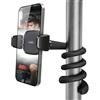 A2C Supporto flessibile per telefono per palestra, tapis roulant, peloton, passeggino, carrello, scrivania, braccio collo di cigno da 41,9 cm a 17,5 cm