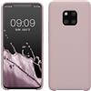kwmobile Cover per Huawei Mate 20 Pro Custodia - Back Case per Smartphone in Silicone TPU - Protezione Gommata - lilla color carne