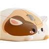 Akko Mouse wireless a tema gatto, mouse da gioco da 3200 DPI, connessione a tre modalità, Bluetooth 3.0/5.0/ricevitore USB A 2.4G, clic silenzioso, mouse cordless a forma di cartone animato(Calico)