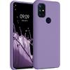 kwmobile Cover per OnePlus Nord N10 5G Custodia - Back Case per Smartphone in Silicone TPU - Protezione Gommata - lavanda lilla