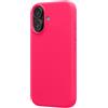 Captor Cover iPhone 17 Custodia Colorata in Silicone Liquido, Antiurto, Flessibile, Bordo Rialzato per Schermo e Protezione Fotocamera, Morbida Con Microfibra Interna per iPhone 17 Cover (Fucsia)