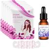 Henjunu 2 oli essenziali di lavanda, oli essenziali puramente naturali, lavanda, 10 ml, oli profumati per diffusori, umidificatori, relax, produzione di candele, massaggi, bagno (lavanda-A)