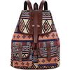 EliteHomeComforts Zaino Vintage Donna Elegante in Pelle PU - Borsa Multifunzione Casual Con Coulisse per Scuola e Viaggio - Zainetto Moda Grande Capacità