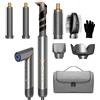 OKWRAP Air Brush 6 in 1, Hair Styler, Air Styler 6 in 1, con asciugacapelli, ricciolo automatico, diffusore, spazzola soffiante, spazzola lisciante, asciuga capelli 6 in 1 per asciugare, arricciare, lisciare