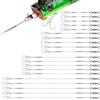 NOPKESV 20 pezzi Lenze in Acciaio Inox con Girella e Moschettone, Leader in Filo Anti-Morso, per Spinning, Luccio, Acqua Salata e Dolce, Pesca, Lenza (4 misure) (Dimensioni: 10/15/20/25 cm)