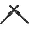WHAMVOX 2 Set Skate Cinghia Fibbia Pattini Sostituzione Della Fibbia Pattini di Pattino Di Ricambio Della Fibbia Inline Skate Fibbia Pattini Pieghevole Barre In Alluminio PVC Portatile Cinghia