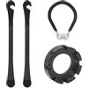 JRSHIRLEYLTD Chiave a raggi per bicicletta in acciaio, Leva per Pneumatici per Bici, Utensile per Chiave a Raggi per Bici, tenditore per raggi, 6 misure, 10-15 gauge spoke strumento per bicicletta