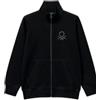 United Colors of Benetton Giacca M/L 3j68c501b, Felpa Manica Lunga Bambini e ragazzi, Nero 100, L