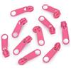 cyclingcolors 10x Cursore Cerniera Ricambio Kit di Riparazione per Cerniera Testa N°5 Cursori per Vestiti Borse Giacche Borse Valigie Jeans, rosa bambino