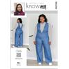 KNOW ME Cartamodello ME2096N5 per top e tuta da donna di Brittany J. Jones N5 (10-12-14-16-18)