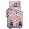 hermet Disney, Set Copripiumino Letto Singolo, Sacco Copripiumone + Federa, Parure Copripiumino con Federa, Sacco 155x200 cm, 100% Cotone, Frozen, (Non Contiente Lenzuolo Con Angoli)