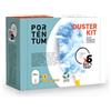 PORTENTUM Piumini Cattura Polvere, Confezione da 26 Piumini e 1 Manico - Kit di Pulizia Cattura e Trattiene Polvere, Peli di Animali Domestici e Allergeni, Spolveratore Multiuso