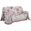 PENSIERI DELICATI Telo Copridivano 250 x 290 cm Made in Italy, Telo Copritutto 100% Cotone Puro, Fantasia Palloncini Rosso, Ideale come Telo Arredo, Salvadivano o Copriletto Estivo (2 Piazze)