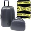 WELL HOME MOBILIARIO & DECORACIÓN Set di valigie trolley + beauty case abs inserisci una custodia protettiva Keep out, multicolore, Set valigia Trolley + trousse con custodia protettiva