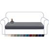 Granbest - Fodera per cuscino del divano ad alta elasticità, super morbida, in jacquard Spandex con base elastica (4 posti, grigio)