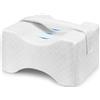 Kawaology Cuscino per ginocchia in memory foam, per dormire, per chi dorme sul fianco e donne in gravidanza, per allineamento della colonna vertebrale, sollievo da sciatica, ginocchia,