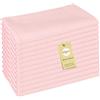 SUPAWAY 12 Tovaglioli morbidi in misto poliestere-lino Tovaglioli in tessuto 40x40cm Tovaglioli in mussola per uso quotidiano,famiglia,cucina, ristorante, festa, Natale, matrimonio, compleanno (Rosa)