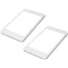 kalb Material für Möbel Lampada sottopensile a LED SET da 6 Watt Sensore Lampada da cucina Faretto da incasso Punto luce da incasso, Colore della luce: bianco caldo, Dimensioni set: set da 2 pezzi, selezione: senza sensore