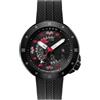 Nubeo Cassini NB-6103 - Orologio automatico da uomo, con cinturino in silicone, 50 mm, Eclipse Red, 50.0, Cassini Automatic Space Invaders Limited Edition