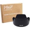 vhbw Paraluce sostituisce Canon EW-60F per 55 mm obiettivo nero