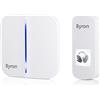 Byron - Set di campanello portatile senza fili, senza tocco, sensore a onda, portata di 100 m