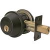 Master Lock DSCHSD10B Heavy Duty Single Cylinder, Grade 2 Commercial Deadbolt with Bump Stop, Oil Rubbed Bronze Finish
