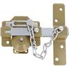 Amig - Serratura da sovrapporre con cilindro rotondo, fermo e catena mod. 1C - 105 x 170 mm - Serratura di sicurezza con chiave e fermo, include 5 chiavi a maglia - acciaio Martel