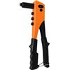 yefix Rivettatrice Manuale Professionale in Acciaio | Impugnatura Ergonomica Antiscivolo con 4 Adattatori (2.4, 3.2, 4.0, 4.8 mm)