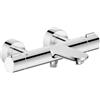 Duravit Wave thermostat de baignoire apparent, saillie 198 mm, WA5220000010, WA5220000010, Colorazione: cromo