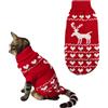ACTOYS Maglione Gatti Caldo Gatto Maglione Vestiti Dolce Gatto Abbigliamento Inverno Pet