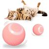 HENGBIRD Palla Automatica per Gatti Con Luci a LED, Giocattolo Interattivo, Power Ball 2.0, Pallina Automatica (Rosa)