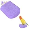 MiOYOOW Pietra per Affilare il Becco d'Uccello, 8.2 x 5.8 cm Trespolo Antiscivolo per Pappagalli, Giocattolo Supporto per Posatoio per Uccelli, Calopsitte e Criceti in Gabbia