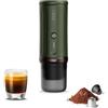 CERA+ CERApresso - Macchina per caffè espresso portatile, 5-8 tazze per carica, autoriscaldante 20 bar, cialde e caffè macinato, macchina da caffè elettrica da viaggio per gite, lavoro, campeggio