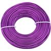 Uxney Filo metallico per gioielli, filo di alluminio 3mm - Per lavori manuali, creazione di gioielli, fai da te e artigianato in metallo (Viola, 30 metri)