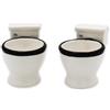Winkee - Shot per WC | Divertenti bicchierini da liquore in stile WC | Bicchiere da liquore per WC | Set di 2