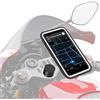 SHAPEHEART Innovazione francese, Porta cellulare sportiva con tasca magnetica staccabile, Supporto cellulare per mezzo manubrio, Rotazione di 360° Anti Vibrazione, Porta telefono impermeabile