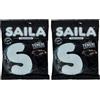 Saila - Confetti Alla Liquirizia Italiana, Confettini Teneri, Senza Glutine, Incartati Singolarmente - 100 G (Confezione da 2)