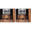 Bialetti Caffè d'Italia, Box 12 Capsule, Gusto Nocciola, Compatibili con Macchine Bialetti sistema chiuso, 100% Alluminio (Confezione da 2)