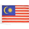 AZ FLAG BANDIERA MALESIA 45x30cm - BANDIERINA MALESE 30 x 45 cm cordicelle - AZ FLAG