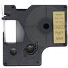 BROVACS 1 confezione nastro etichette nero su oro compatibile con DYMO D1 40923 9mm 3/8 OPA2123