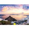 Edition Seidel Calendario Premium Santorini 2026 formato DIN A3 da parete Grecia Santorini Oia Isola Mare Egeo Stefan Becker