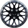 AUTO-STYLE AutoStyle KT970-14C/IB Set Copricerchio Missouri 14 Cromato/Ice Nero, 4 pezzi